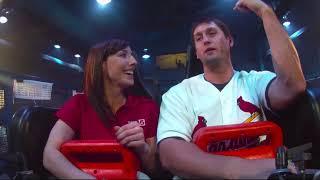 Julie Tristan's VIRAL David Freese Interview at Six Flags on the Mr. Freeze ride in 2012 from KSDK