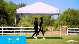 E-Z UP® Ambassador™ canopy tent - How to Set Up