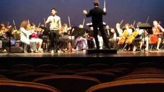 Xavier Prado rehearsing "Ah! Mes Amis" from La Fille Du Régiment by G. Donizetti with AVS