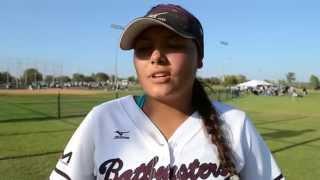 Mariah Lopez, pitcher for OC Batbusters-Haning (August 1, 2014)