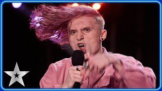 Charlie Lewton performs SCREAMO version of Alesha Dixon hit | Auditions | BGT 2024