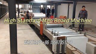 Magnesium Oxide Fiber Cement Panel Machine Fireproof Mgo Floor Board Production Line