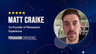 Ufrenza Client Testimonial: Matt Craike | Co-Founder | Persuasion Experience | Australia  