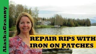 Iron On Patches Fix Ripped or Torn Clothes Jackets No Sew Clothing Repair