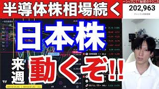 6/21【日本株来週動くぞ‼日経平均続落も半導体株爆上げ相場で強含みか】ドル円146円越え。米国株式ファンドから大幅資金流出→ヘッジファンドがアジア株に資金シフト。仮想通貨ビットコイン高値推移。