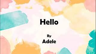 Adele - Hello (Lyrics)