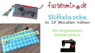 Stiftetasche in 15 Minuten nähen, mitmachen!