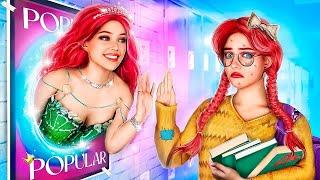 De Nerd a Sereia! Transformação Popular! Como se Tornar Popular! Sereia na Vida Real!