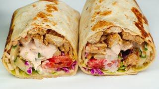 Chicken Wrap,  Super Easy and Perfect Recipe By Cooking With Passion - BEST Chicken Wraps Recipe