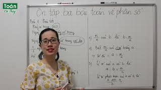 Toán 6 - Hướng dẫn giải toán lời văn về phân số