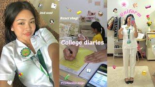 College Diaries: Back in the dorm, reset vlog, clean& organize wt me, 2nd sem!‍