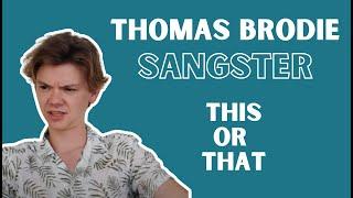 This Or That with Thomas Brodie Sangster (The Maze Runner, the Queen's Gambit) at - Dream It Con