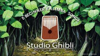 5 Easy Kalimba Studio Ghibli Songs Tutorial & Tabs