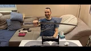 Unboxing - Yari No Hanzo  Fujiwara Katana aus der Shogun Elite Serie - Qualicheck und Ersteindruck!!