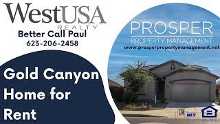 Gold Canyon Homes For Rent 5BR/3BA by Prosper Property Management Phoenix