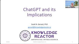 ChatGPT and its Implications