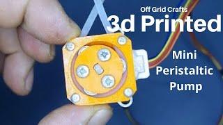 3D Printed Mini Peristaltic Pump