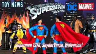 SUPERMAN & More Snyder Verse McFarlane Toys! Wolverine Mezco Reveal!