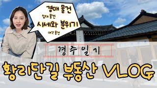 [Vlog]장소장님의 경주 황리단길 부동산 브이로그 | 경매물건 분석,최근매각물건 분석,현장분위기