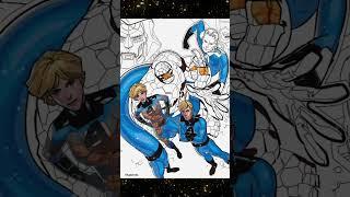 ANIMASI SERU MEWARNAI | FANTASTIC FOUR | MARVEL | COLORING