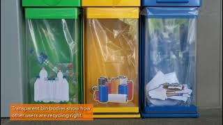 Recycle Right bins by Tommy Cheong