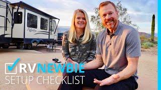 RV NEWBIE:  SETUP CHECKLIST (KYD)