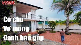 Cô Chú Việt kiều vỡ mộng đành bán gấp nhà vườn View Sông tâm huyết