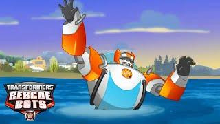 Blades hates the Water! | Transformers: Rescue Bots | Cartoons for Kids | Transformers Junior |