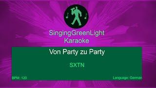 SXTN - Von Party zu Party - Karaoke Version