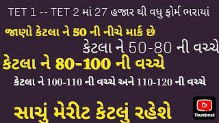 TET 1 & TET 2  ભરતી merit // tat letest news // TAT bharti new update #vidhyasahayak #tet2024 #tat