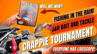 Fishing a Crappie Tournament with Garmin Livescope | J&R Bait and Tackle Smithville Lake Tournament