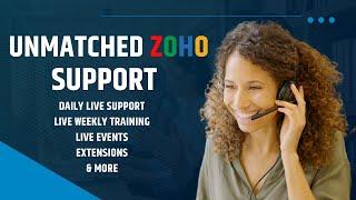 ABR's Enhanced Zoho Support: Daily Live Support, Free Courses, Live Weekly Training and more