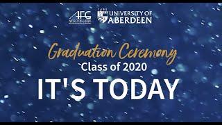 AFG College with the University of Aberdeen Class of 2020 Graduation Ceremony