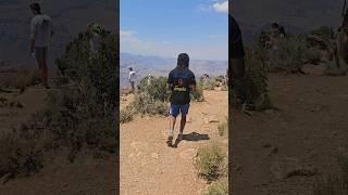 Walking up to the #GRANDCANYON for the FIRST TIME  #OMG #youtubeshorts #shorts #Couple #travel