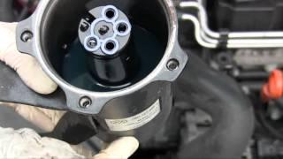 Volkswagen Jetta TDI fuel filter change (mk5 2006 shown)