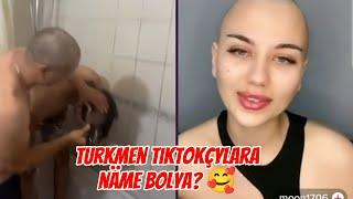 (gyz saçyn syrdy) Turkmen tiktokçylara nameler bolyar?! 