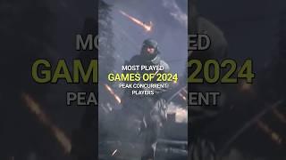 Most Popular Games of 2024 #shorts #gaming #minecraft #fortnite #roblox #cod #pubg #palworld #cs2