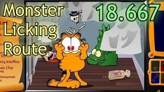 Garfield's Scary Scavenger Hunt Die% Speedrun 18.667 (Monster Licking Route) [Former WR]