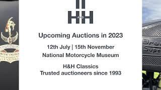 WATCH LIVE | The H&H Classic Auction -  National Motorcycle Museum - Wednesday 29th March 2023