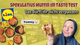  Spekulatius Muffin von Lidl im Taste Test | Food Neuheiten | Discounter Backwaren