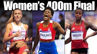 How Marileidy Paulino and Salwa Eid Naser Led the Greatest 400m Race in HISTORY | Paris 2024 Olympic