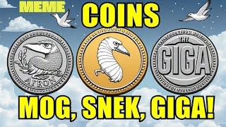 Meme Coins Defy the Odds  MOG, SNEK, and GIGA