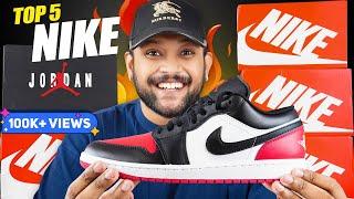 5 Best Nike Air Jordan Shoes/Sneaker For College/Men  Nike Haul Review 2024 | ONE CHANCE