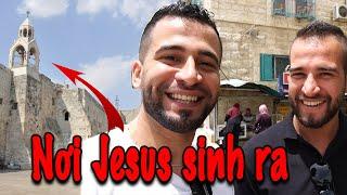 Cùng Em Trai Ruột Tôi Đã Tới Nơi Giêsu Sinh Ra Tại Thành Phố Bethlehem Ở Palestine 