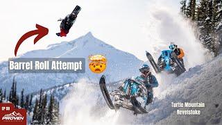 Sunny Day Snowmobiling in Revelstoke's Alpine - Barrel Roll Attempt - | EP 59