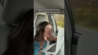 When the quizlet answer you googled is wrong