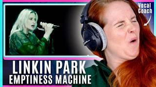 New Linkin Park Singer! | Vocal Coach Reacts | Linkin Park - "Emptiness Machine" | Vocal Analysis