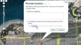 Adding places to Google Maps