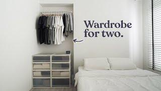 We Created a Decluttering System to Keep Our Wardrobe Minimalist