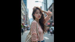 [Ai Studio] Smile in the city everyday life Part A - AI ART LookBook